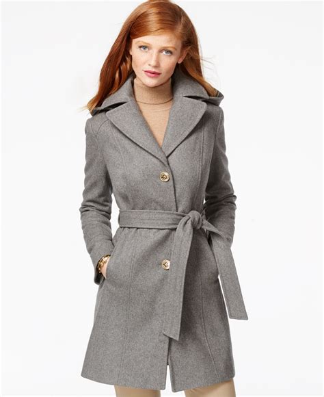 michael kors coat grey|michael kors winter coats.